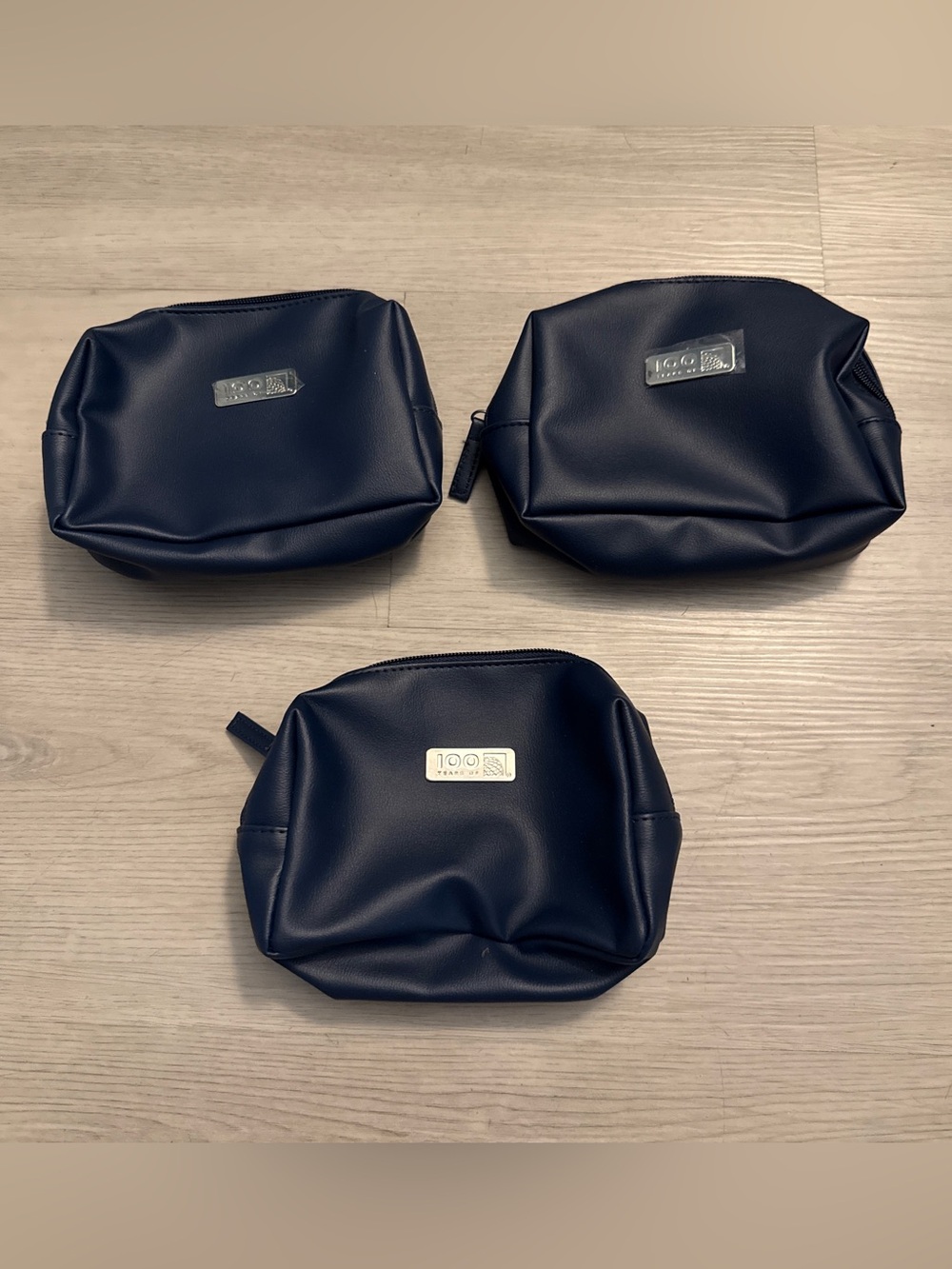 New Navy United Airlines Polaris 100 Years First Class Amenity Kits Lot Of 3